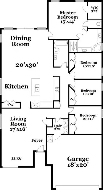 4 bed, 2.0 bath, 2011 sqft, $3,090 — Photo 2