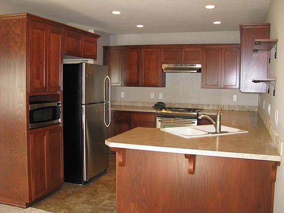 Kitchen with stainless appliances