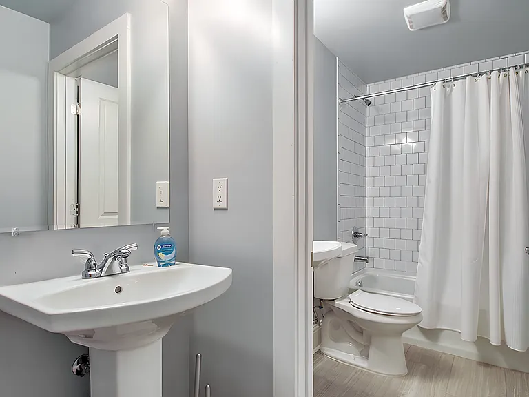 Private bathroom (similar bathroom shown)