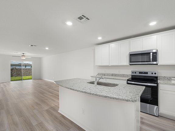 An open-concept perfect for hosting