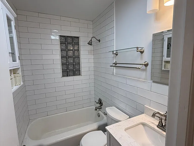 Hallway bathroom