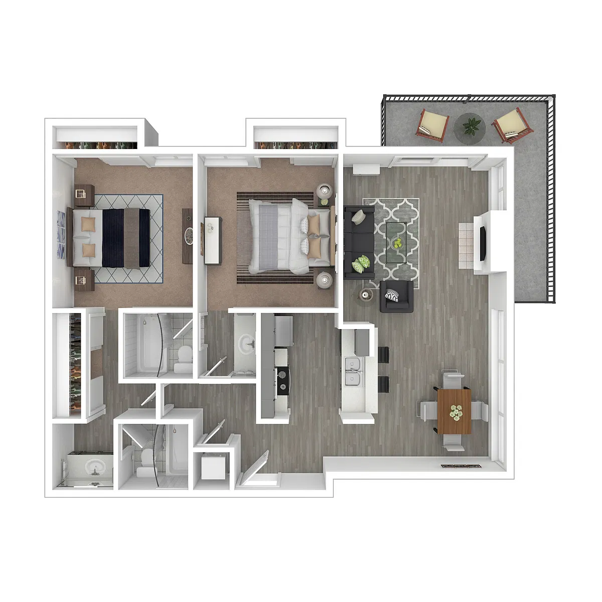 Floor plan 2X2