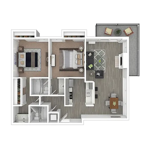 Floor plan 2X2