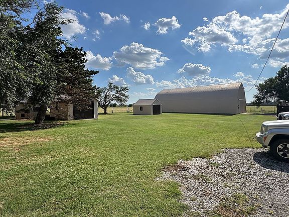 West side of house