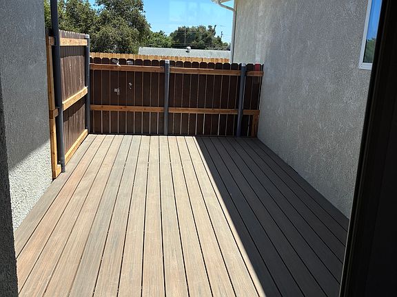 Private deck.