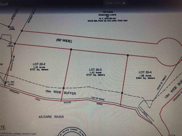 LOT 20 Three McIntyre Ln, Kildare, PE C0B 1B0
