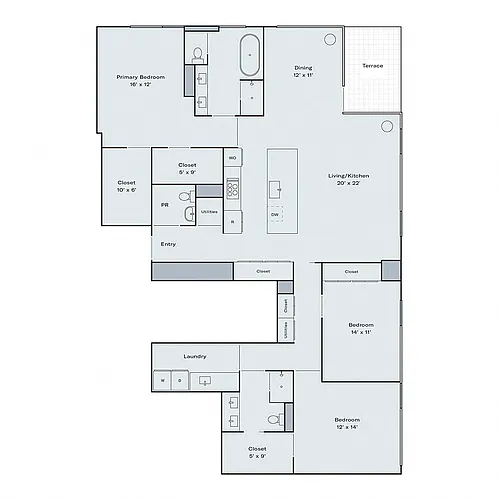 Floor plan D2P