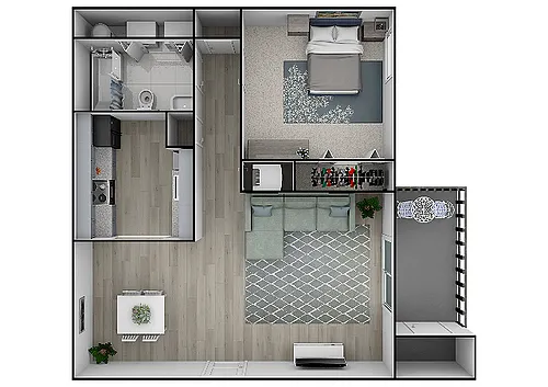 Floor plan The Reed