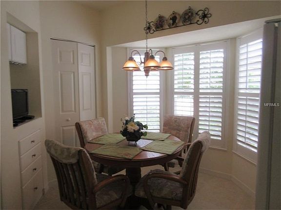 Breakfast Nook off Kitchen. Built in Area for Small TV, Drawers, Cabinet for cocktails & misc. stora