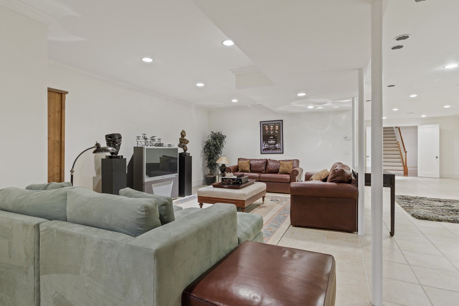  FINISHED BASEMENT WITH THREE ROOMS AND EGRESS WINDOWS