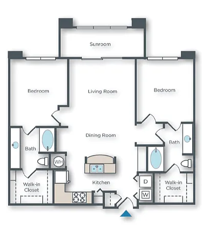 Floor plan Ivy B