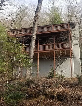 view from lower part of property