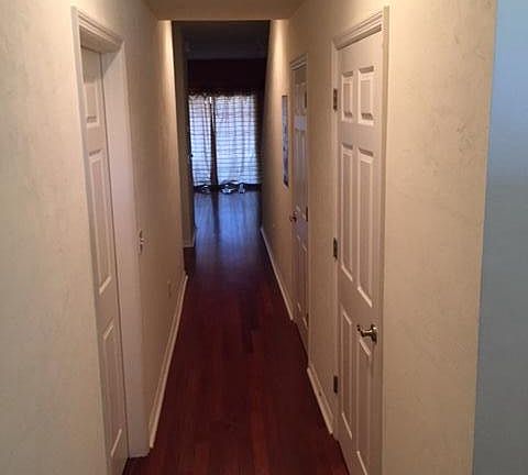 View from inside front door