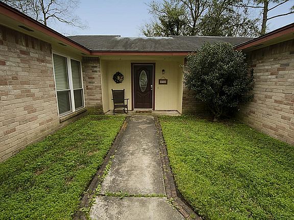 Small Gated front entry patio