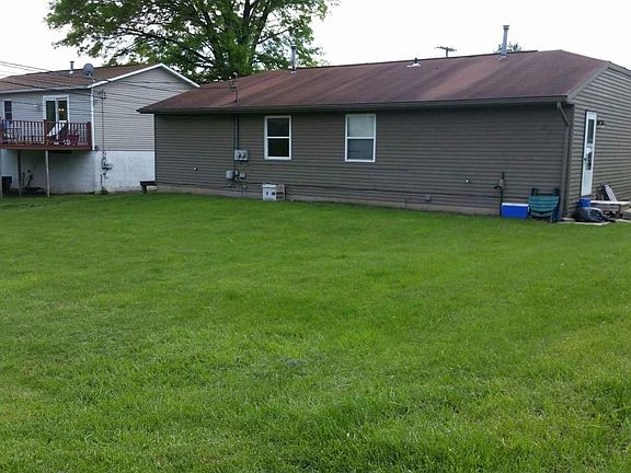 Large backyard