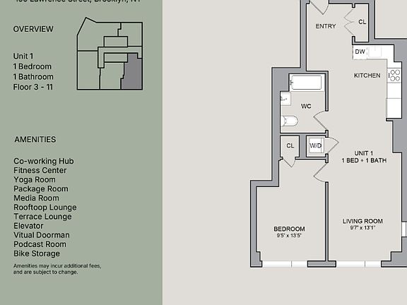 2nd image of 150 Lawrence St #3031
