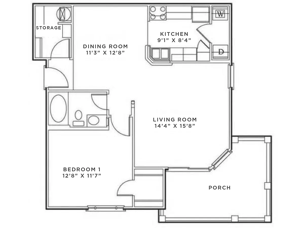 Floor plan Andover Deluxe