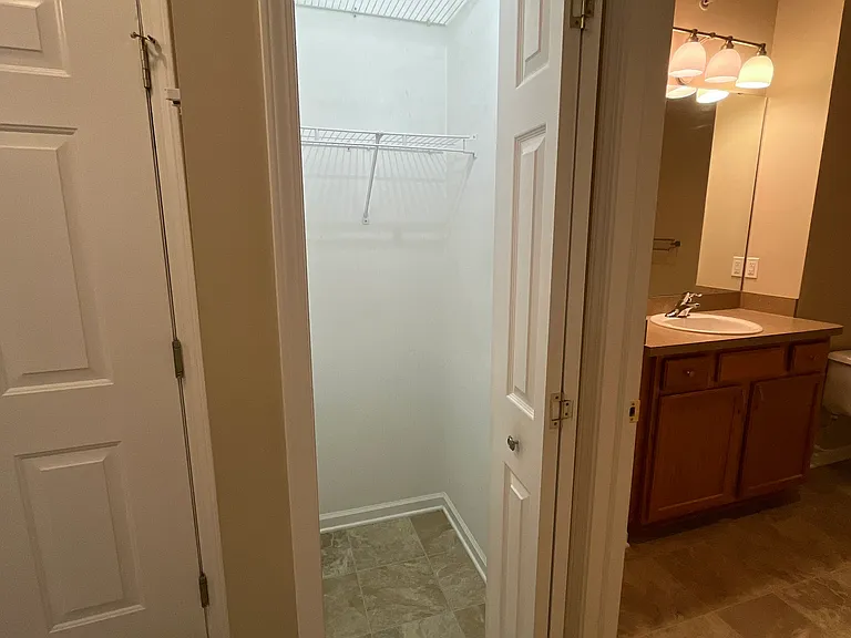 Well-Lit Front Entry Closet