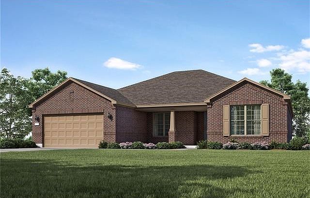 Del Webb, Sun City Texas, Magnolia Plan - A Elevation, Rendering