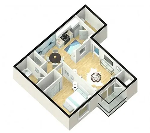 Floor plan Club RF
