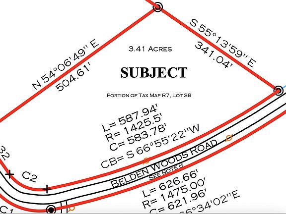 5th image of 3.41 acres Belden Woods Road