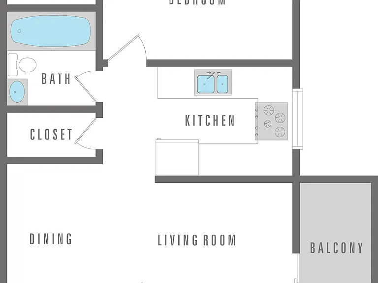 1 Bedroom 1 Bath 642 sqft 1 Bedroom 1 Bath 642 sqft
