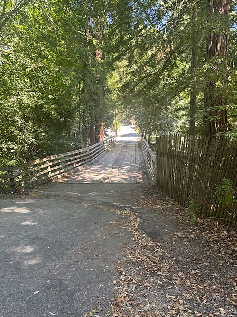 Bridge entrance to Bear Creek Park