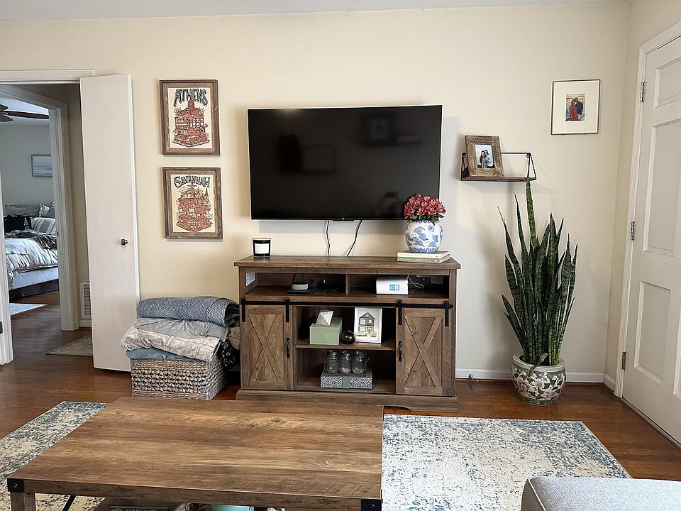 Hallway off Living Room to Bedrooms and Bathroom