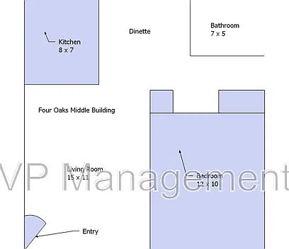 1 bed, 1.0 bath, $680 — Photo 2