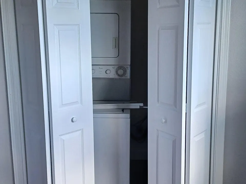 Laundry room off kitchen