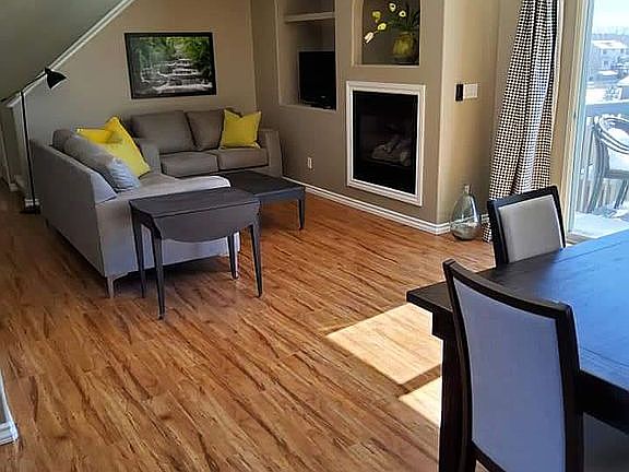 Open downstairs living area