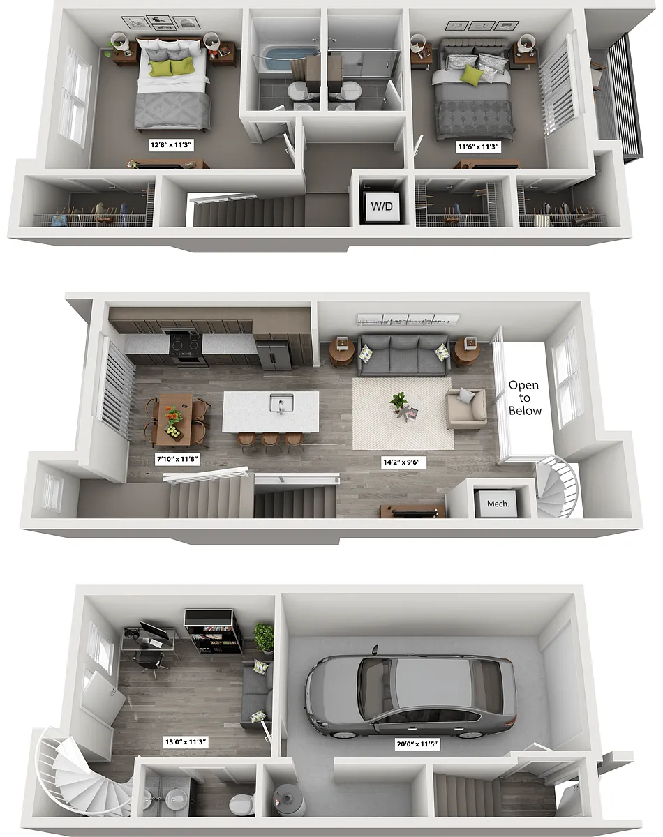 Floor plan B3D