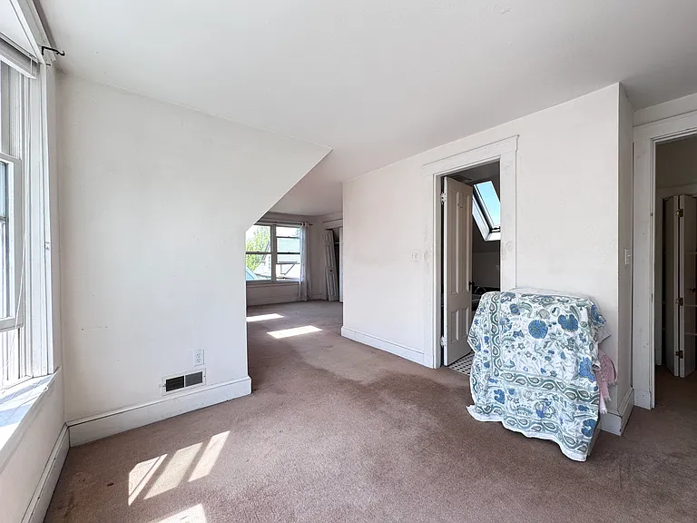 Master Bedroom looking toward rear of house