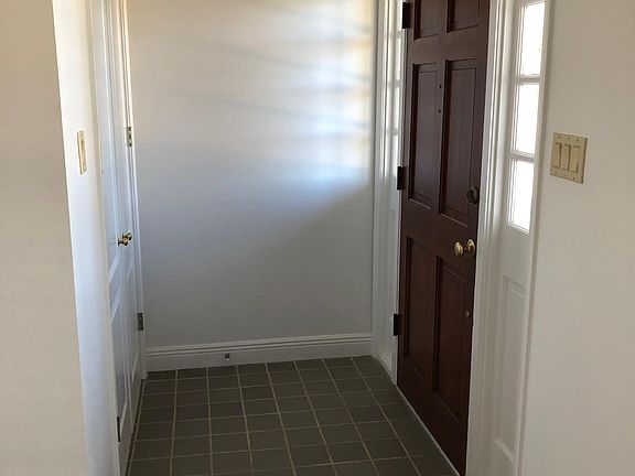 Front entrance with closet