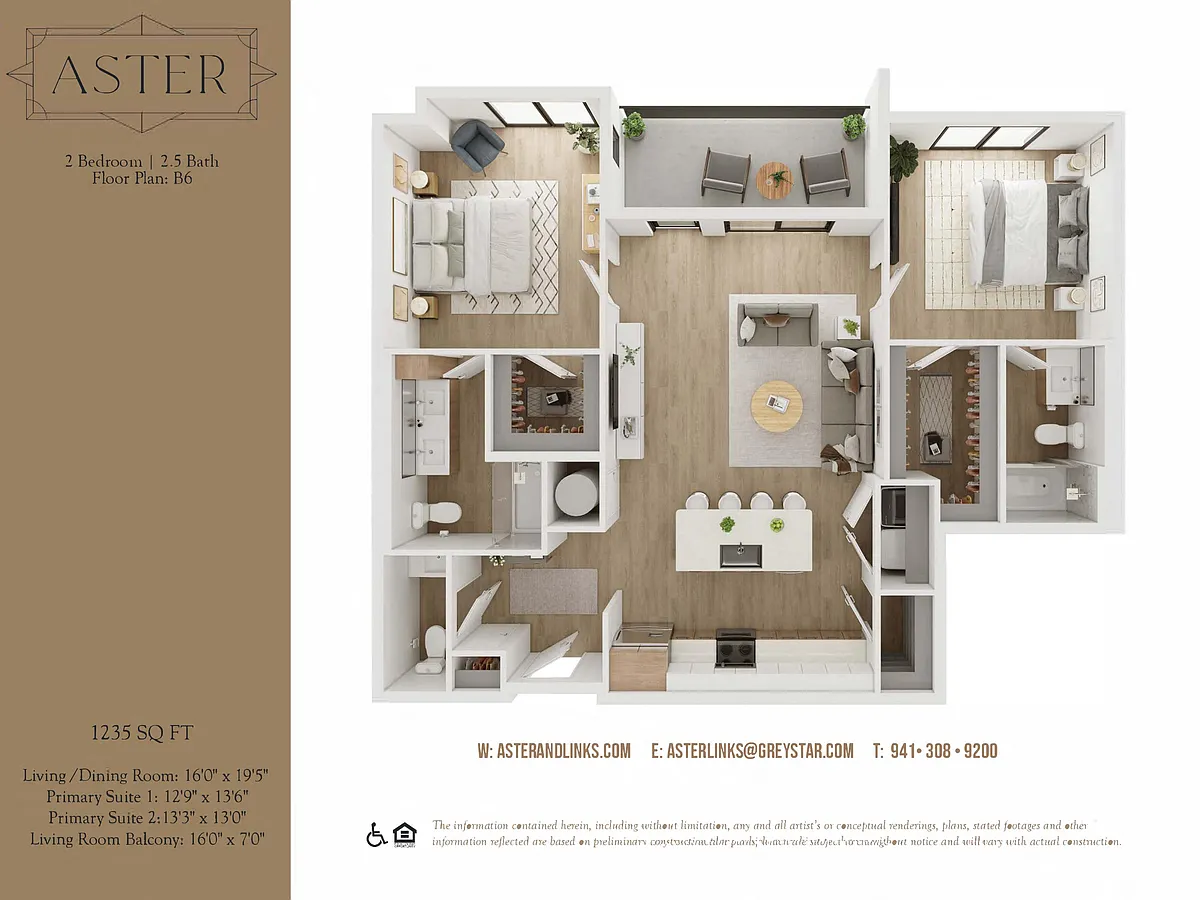 Floor plan Aster B6
