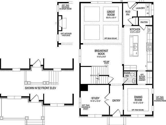 Standard First Floor Detached Garage