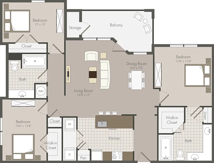 C1 floor plan Willowbend