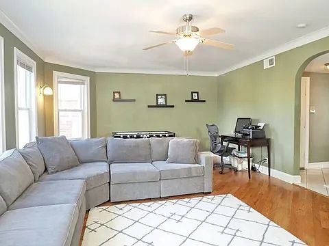 Living Room (walls currently light grey, will be painted light blue)