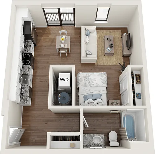 Floor plan Studio
