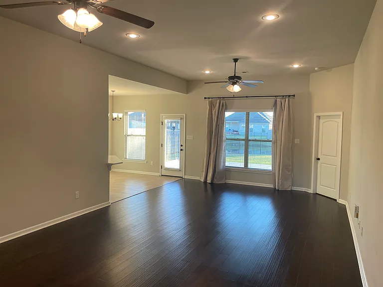 spacious living room