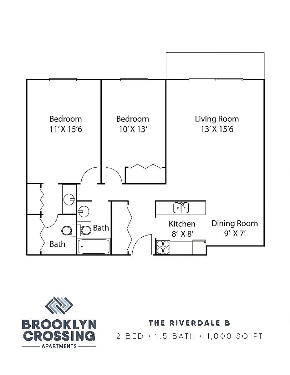 Floor plan Riverdale - Renovated
