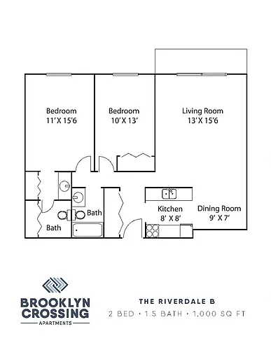 Floor plan Riverdale - Renovated