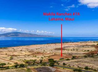 391 Haniu St LOT 6A, Lahaina, HI 96761