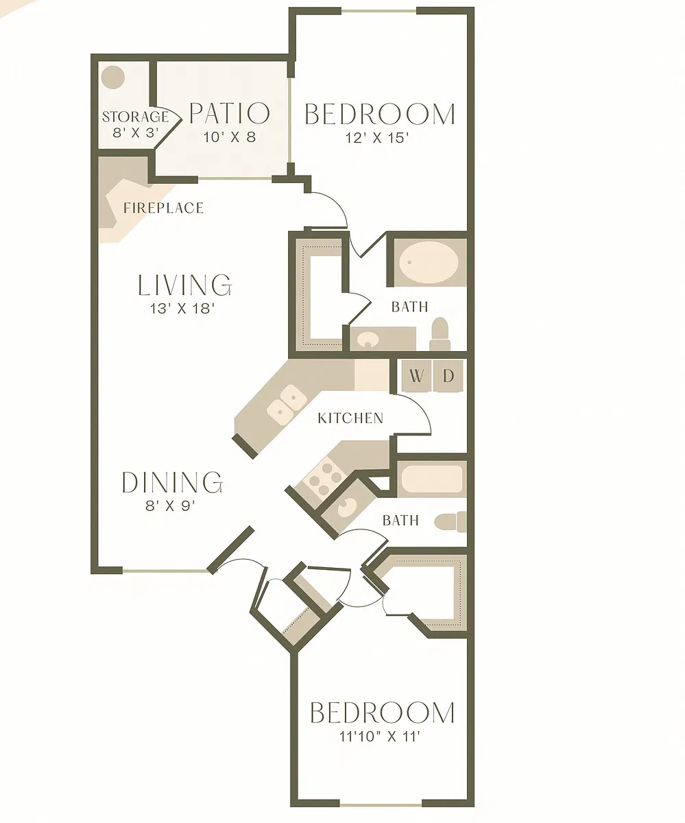 Floor plan B3