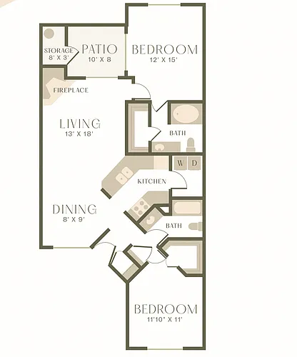 Floor plan B3
