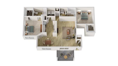 Floor plan B3