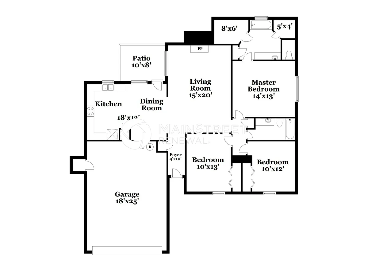 Floor Plan - 11906 Woolford Dr