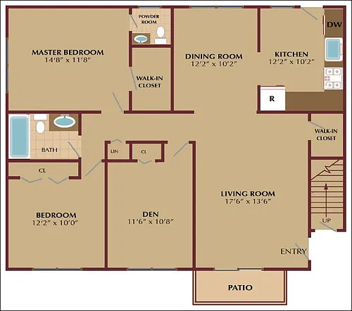 Floor plan 2 Bedroom