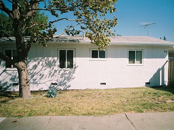 West side of house