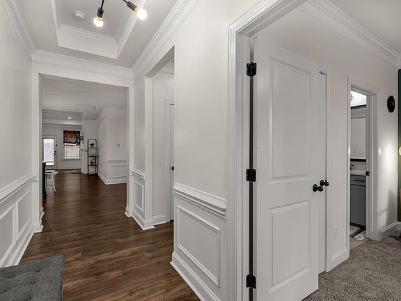 Entry way. Bedroom 4 + bathroom 3 to the right.